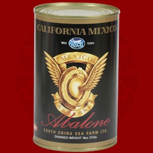 เป๋าฮื้อกระป๋อง ตรา CALIFORNIA MEXICO สีดำ